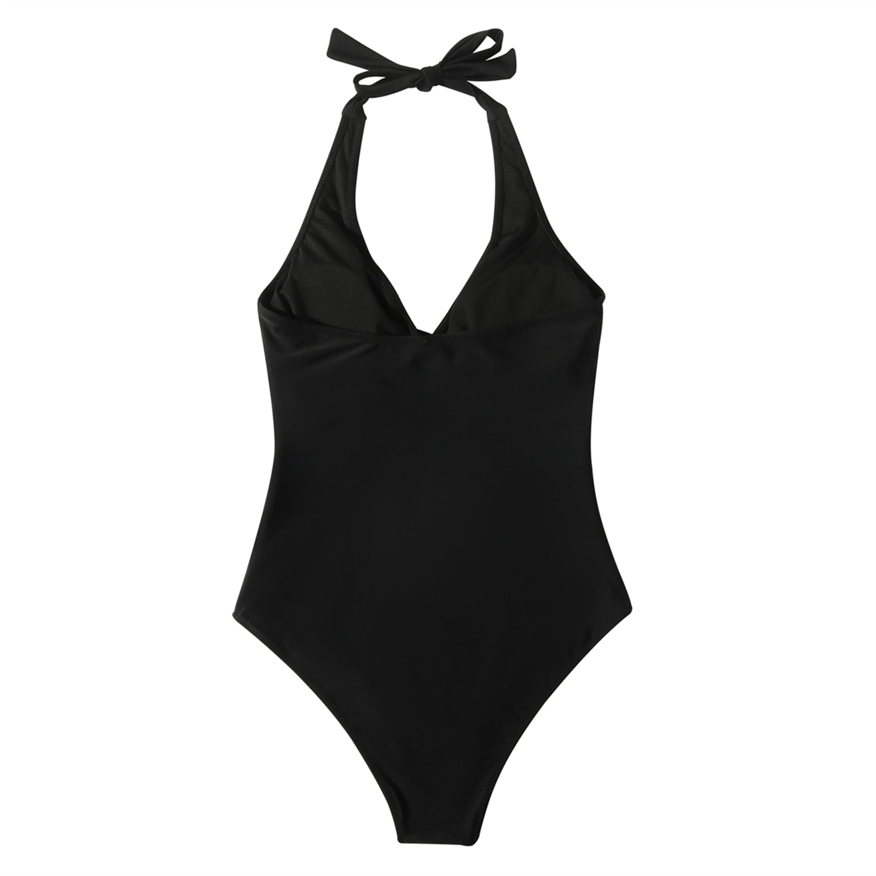 SUUKSESS Women Sexy Tummy Control One Piece Swimsuits Halter Push Up Bathing Suits - Image 7
